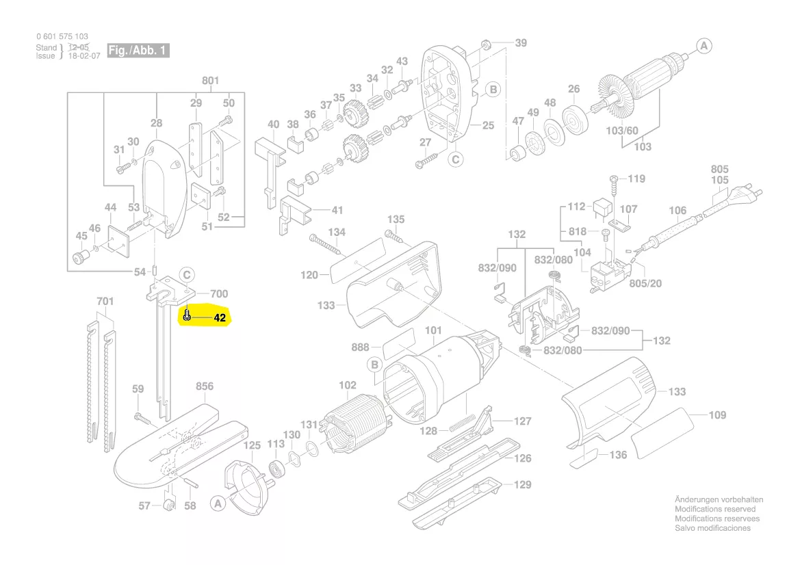 vis réf. 2 910 021 118 Bosch DIN 84-AM4x8-8.8